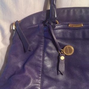 T Tahari Leather Handbag Oversized Purse